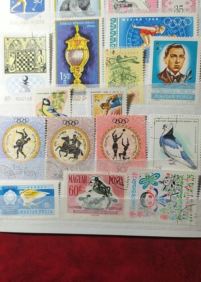 MACARİSTAN TEMATİK PUL KOLEKSİYONU - Görsel 4