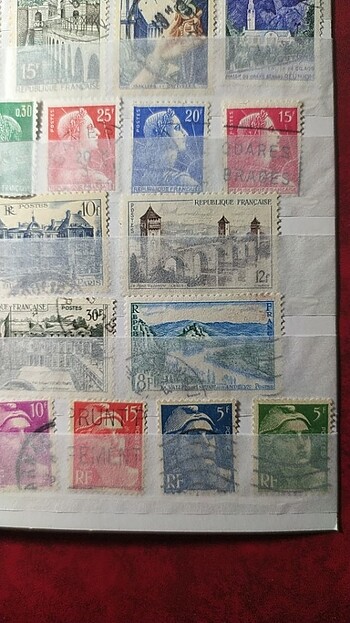 FRANSA KLASİK DÖNEM PUL KOLEKSİYONU - Görsel 5