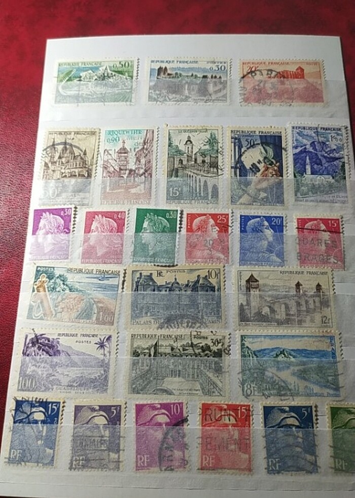 FRANSA KLASİK DÖNEM PUL KOLEKSİYONU - Görsel 2