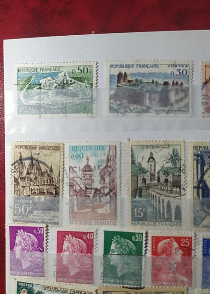 FRANSA KLASİK DÖNEM PUL KOLEKSİYONU - Görsel 3