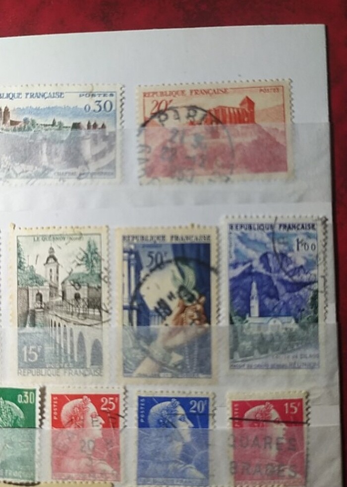 FRANSA KLASİK DÖNEM PUL KOLEKSİYONU - Görsel 4