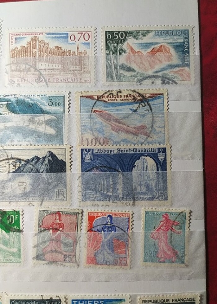FRANSA KLASİK DÖNEM PUL KOLEKSİYONU  - Görsel 4