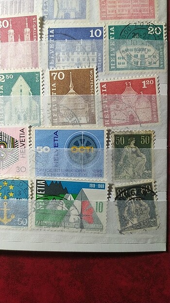 İSVİÇRE TEMATİK PUL KOLEKSİYONU  - Görsel 5