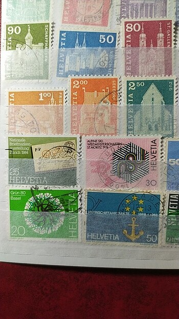 İSVİÇRE TEMATİK PUL KOLEKSİYONU  - Görsel 6