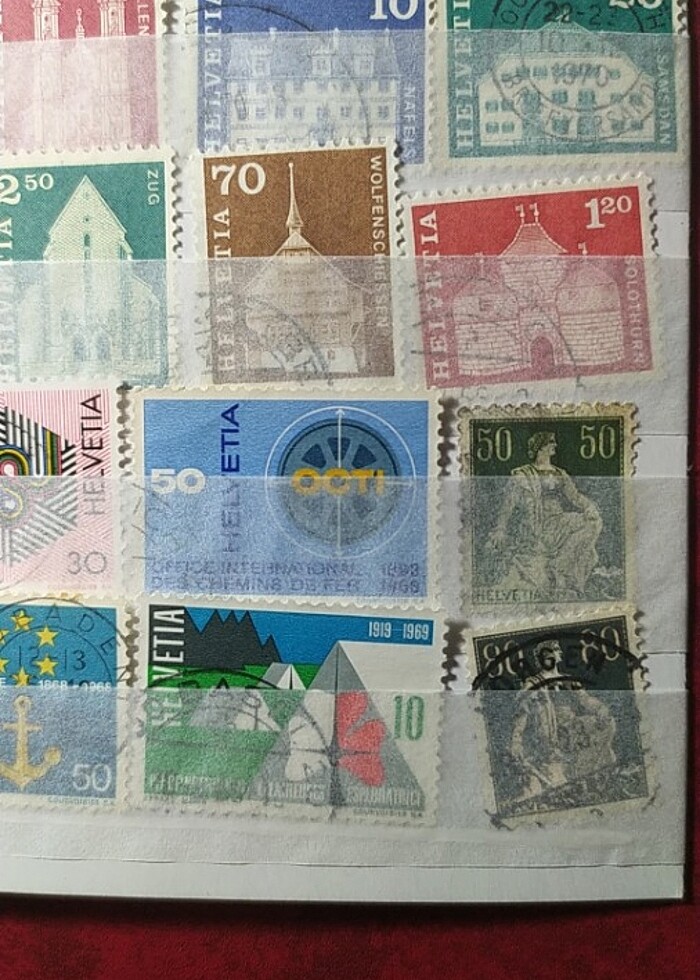 İSVİÇRE TEMATİK PUL KOLEKSİYONU  - Görsel 5