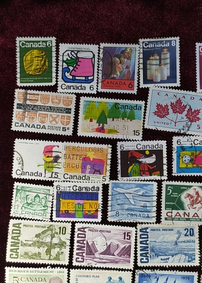 KANADA PUL KOLEKSİYONU  - Görsel 2