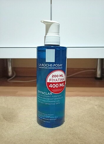 La roche posay yüz temizleme jeli 400 ml