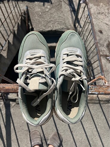 41 Beden yeşil Renk Zara ayakkabı