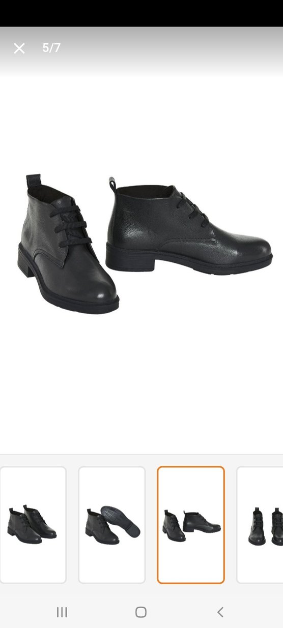 Klasik Siyah Deri Erkek Botlar - Görsel 4