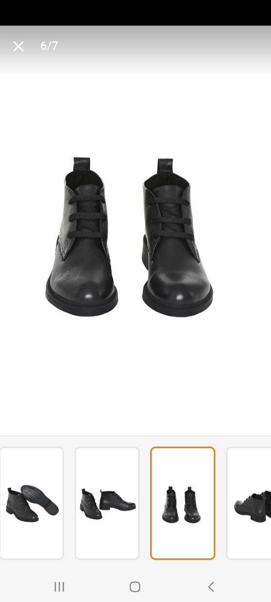 Klasik Siyah Deri Erkek Botlar - Görsel 5