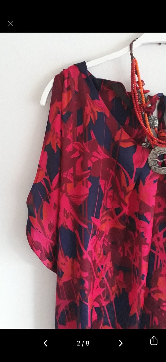 Renkli Batik Desenli Bohem Kadın Bluz - Görsel 4