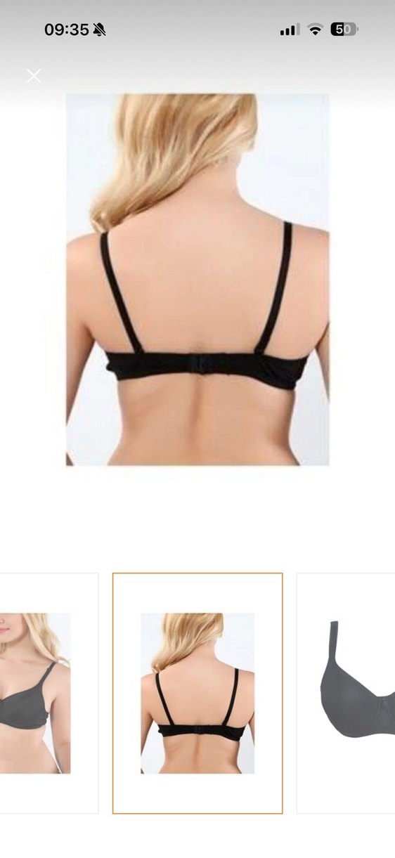 Siyah Minimalist Midi Sütyen - Görsel 3