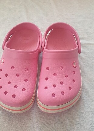 Crocs pembe limonata/beyaz kadın clog