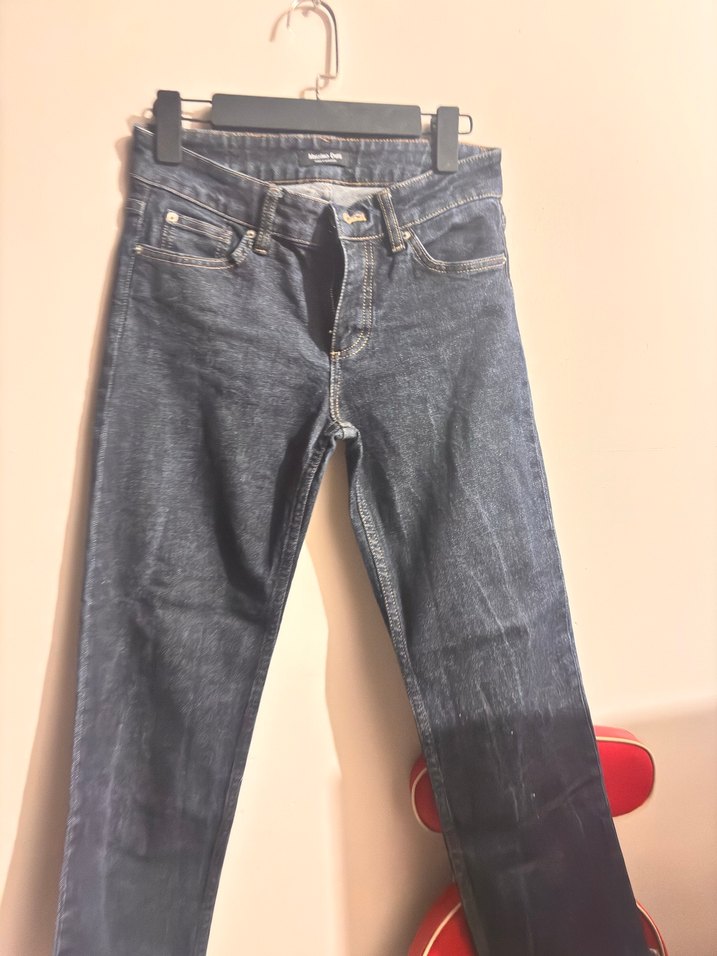 Kadın Gri Mavi Normal Kesim Midi Denim Jean - Görsel 2