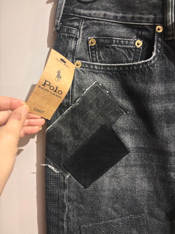 Gri Kadın Denim Pantolon Kemer Detaylı - Görsel 3