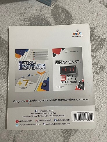  Yks kitap ayt matematik soru bankası