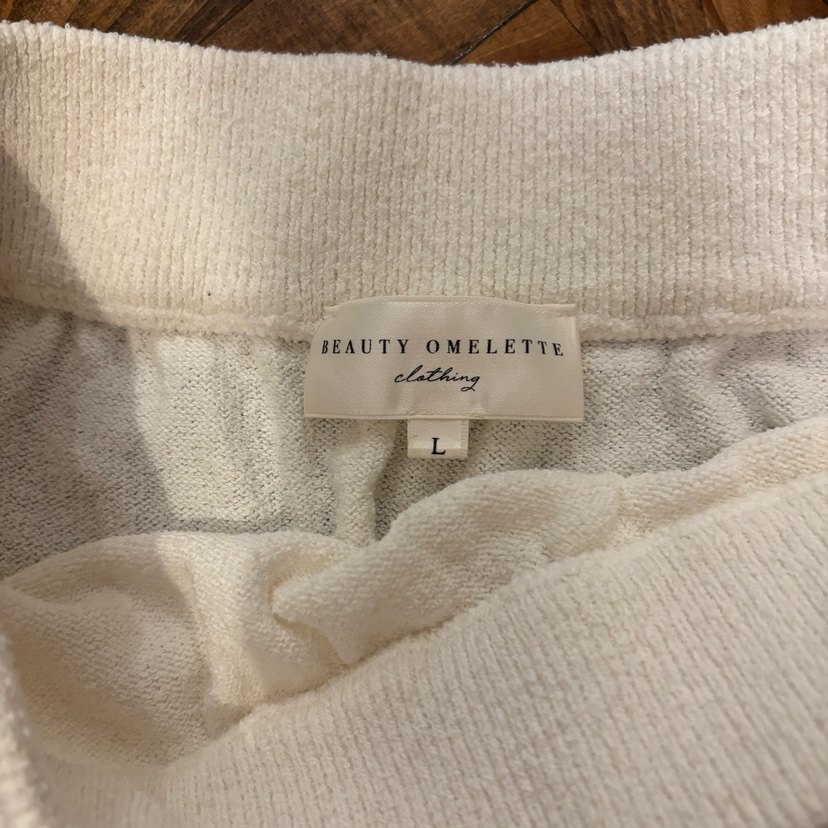 Beauty omelette beyaz Havlu Midi Mini Etek - Görsel 3