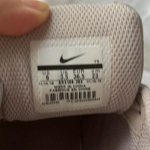 36,5 Beden Nike spor ayakkabı