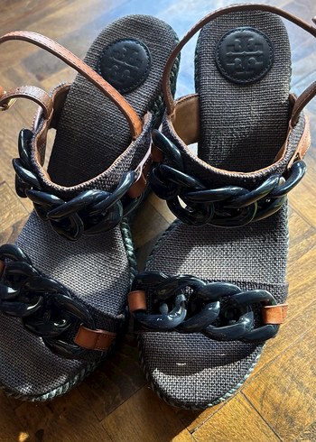 Tory burch Dolgu Topuklu Sandalet