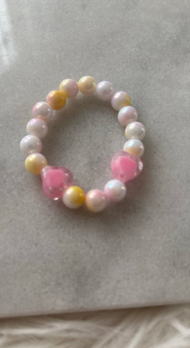 Pastel Renkli Boncuklu Bohem Çocuk Bileklik - Görsel 3