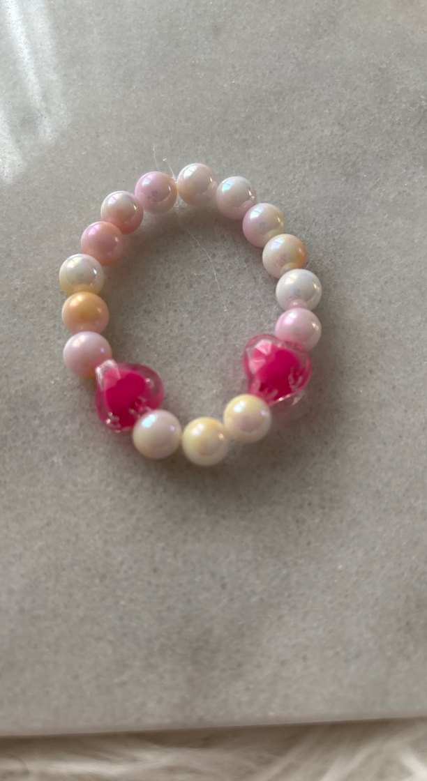 Pastel Renkli Boncuklu Bohem Çocuk Bileklik - Görsel 2