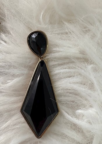 Siyah Uzun Gotik Küpeler - Görsel 3