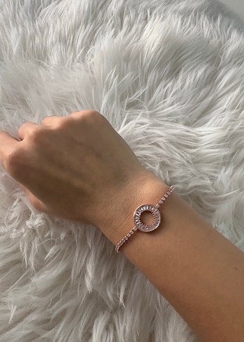 Rose Minimalist Taşlı Bileklik - Görsel 2