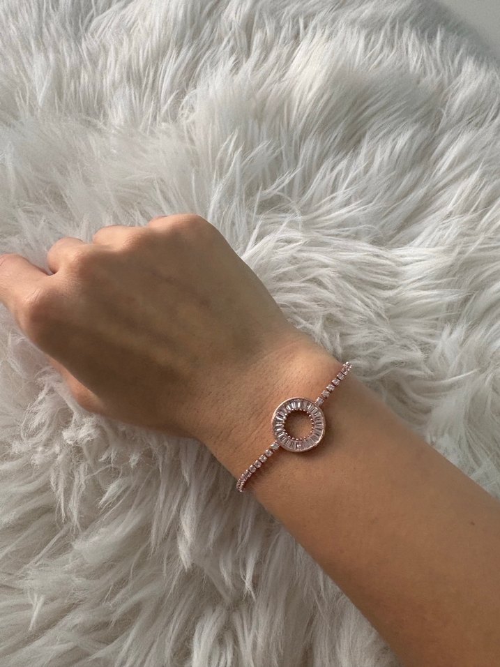 Rose Minimalist Taşlı Bileklik - Görsel 2