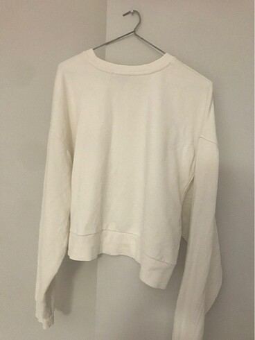 m Beden camel Renk Krem Bershka Sweatshirt