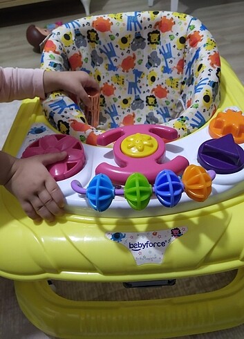 Yürüteç babyfirce sarı renk
