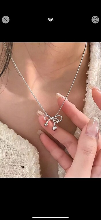 Fiyonk Kolye Silver