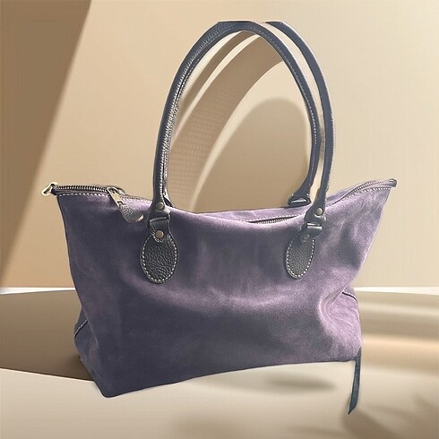 GERÇEK SÜET DERİ TOTE BAG