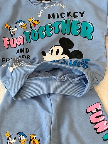 24-36 Ay Beden Mickey friends alt üst takım