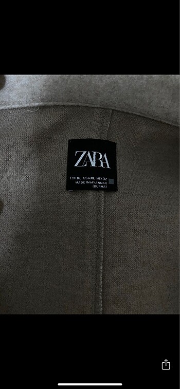 xl Beden Zara kaban