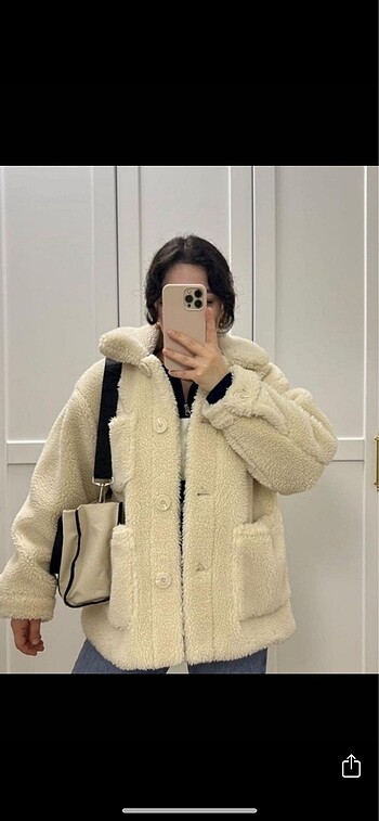 Pull bear peluş kaban