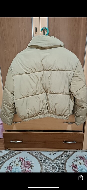 s Beden camel Renk Bershka mont