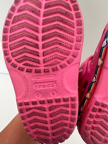 22 Beden pembe Renk CROCS SANDALET,ORJİNAL