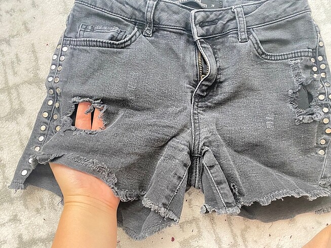 LC Waikiki LCW gri kot şort