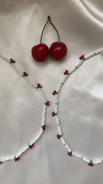 Kiraz Kolye (Gümüş&Altın)