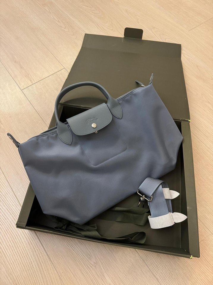 Gri longchamp - Görsel 3