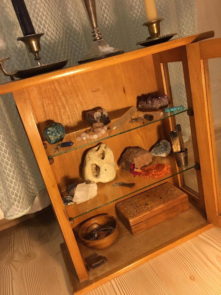 Masif Ahşap Vintage Ecza Dolabı - Görsel 2