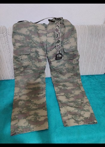 Diğer Unisex Kamuflaj Desenli Kargo asker Pantolon