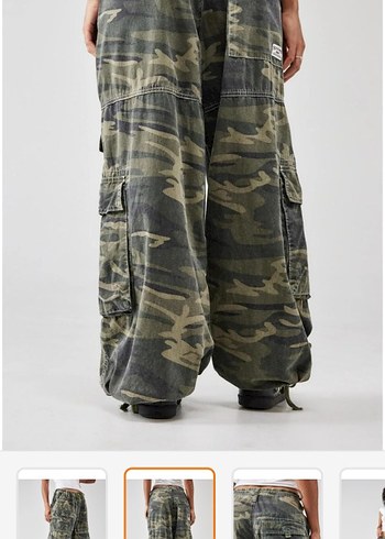 kargo asker kamuflaj pantolon - Görsel 2