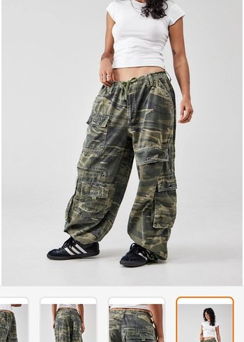 kargo asker kamuflaj pantolon - Görsel 3