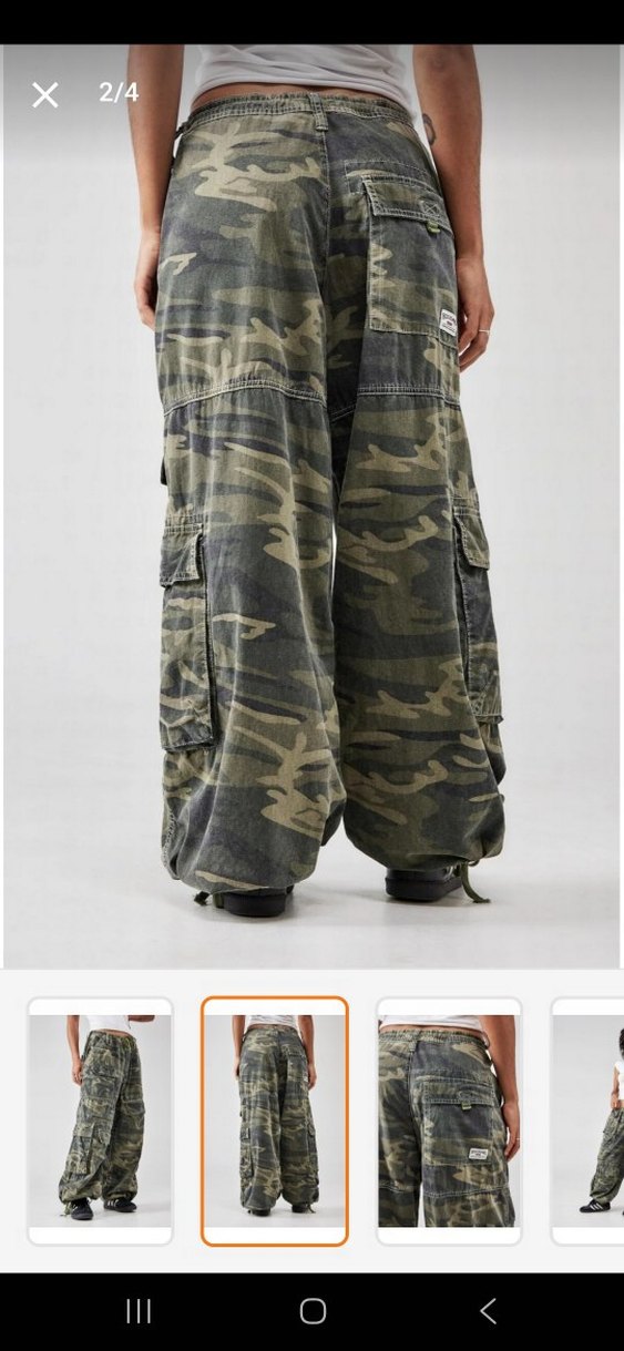 kargo asker kamuflaj pantolon - Görsel 2