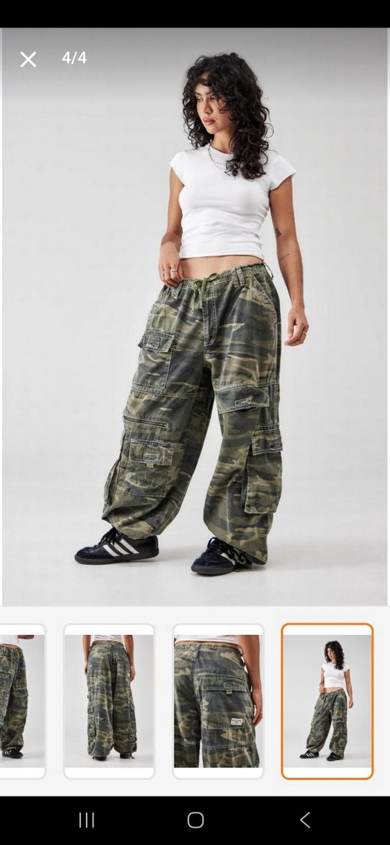 kargo asker kamuflaj pantolon - Görsel 3