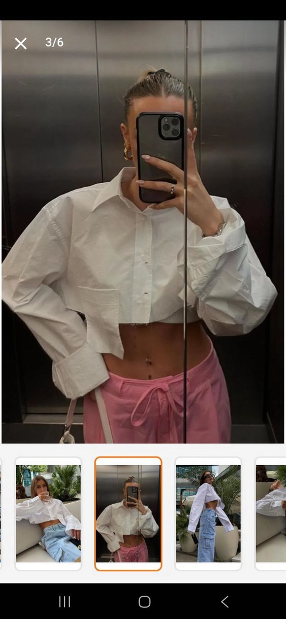 crop gömlek - Görsel 2