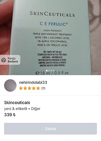 Diğer C vitamin serum 