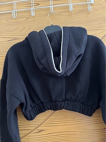 xs Beden siyah Renk Kısa sweatshirt
