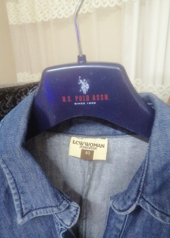 Düğmeli Kısa Kollu Denim elbise - Görsel 7